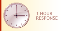 1 hour response